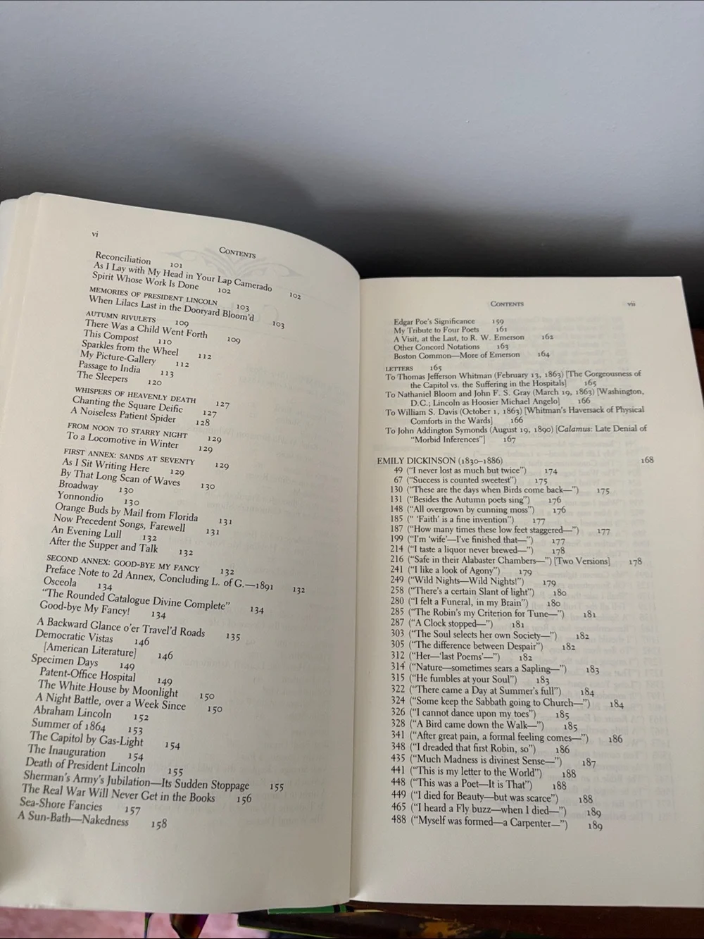 The Norton Anthology: Walt Whitman & Emily Dickinson - Softcover